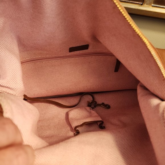 Dooney and Bourke Caramel Dillen Leather Hobo - Picture 7 of 8